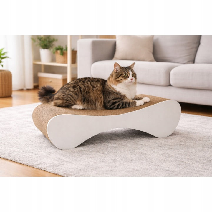 Drapak dla kota kartonowy legowisko 71x25x9 cm duży tekturowy XXL