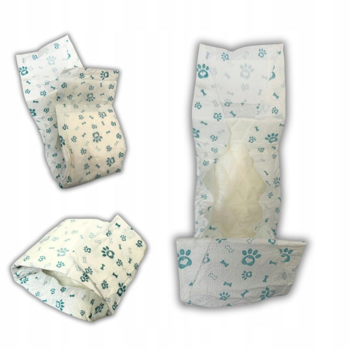 Pieluchy dla psa M 55x20cm 12szt WILDHOME