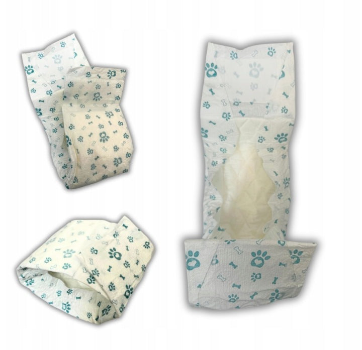 Pieluchy dla psa S 45x17,5cm 12szt WILDHOME