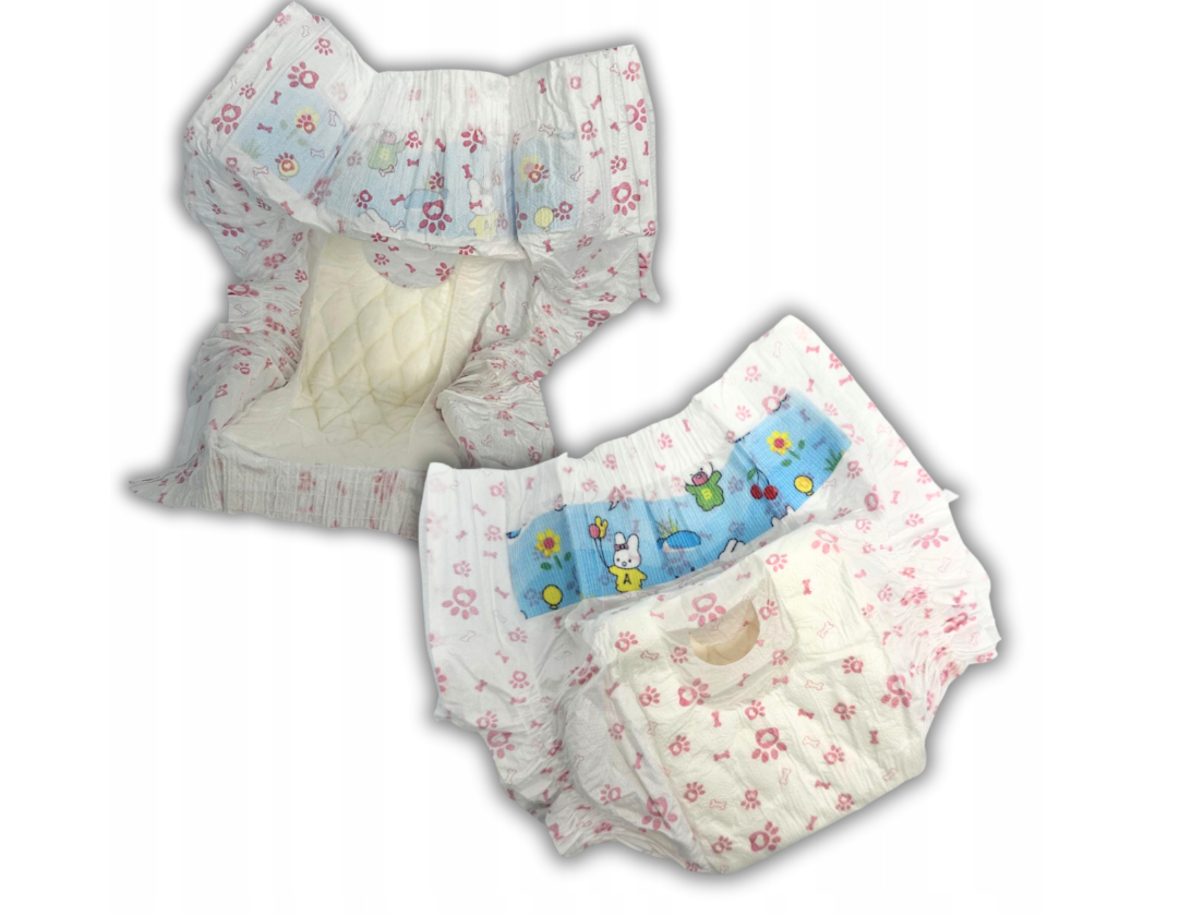 Pieluchy Dla Suczki Pampers XL Chłonne Pieluszki WILDHOME 10 sztuk