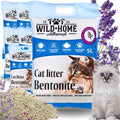 Żwirek Zbrylający Wildhome 30L Bentonitowy Lawendowy Higieniczny Dla Kota